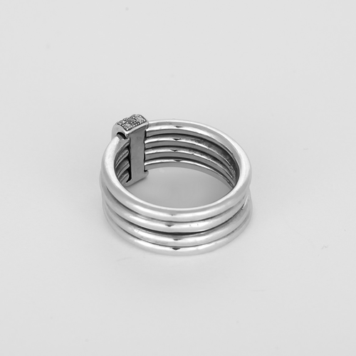 50 LERY - Bague en or gris et diamant 58 Facettes DV11069-9