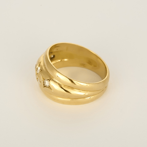 Bague 62 Bague en or jaune et diamants, serti étoilé 58 Facettes DV0988-16
