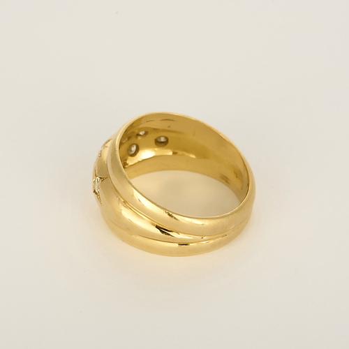 Bague 62 Bague en or jaune et diamants, serti étoilé 58 Facettes DV0988-16