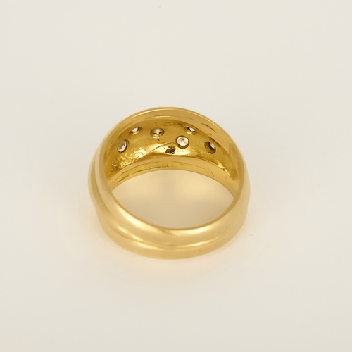Bague 62 Bague en or jaune et diamants, serti étoilé 58 Facettes DV0988-16