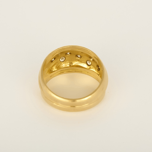Bague 62 Bague en or jaune et diamants, serti étoilé 58 Facettes DV0988-16