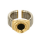 Bague 56 Bulgari, "Bulgari-Bulgari" - Bague en or jaune, acier et onyx 58 Facettes DV32159-3