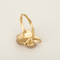 Bague 56 DIDIER GUERIN - Bague en or jaune et quartz rose et diamant 58 Facettes DV35755-1