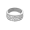 Bague 56 Bague bandeau en or gris et diamants - 1.30 carat environ 58 Facettes DV26878-6