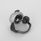 Bague 59 Lorenz Bäumer – Good Girl – Bad Girl Vanitas – Moderne bague en or blanc, diamants, diamants noirs et saphirs violets 58 Facettes DV35774-1