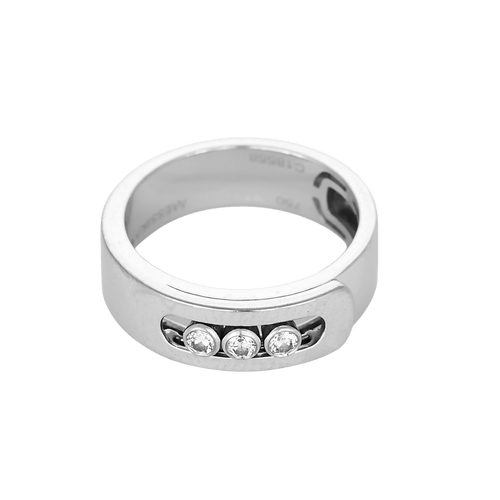 Bague 51 Messika -  Move Noa - Petit modèle - Bague en or blanc et diamants 58 Facettes DV31950-2