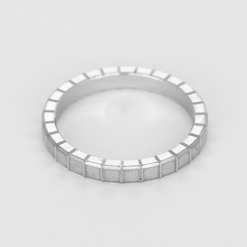 Bague 51 CHOPARD - Ice Cube - Bague en or blanc 58 Facettes DV34531-2