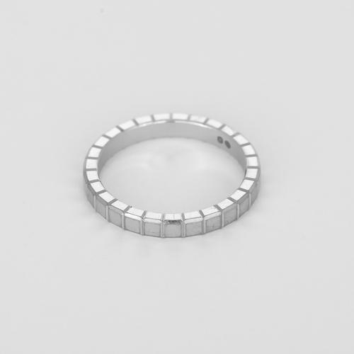 Bague 51 CHOPARD - Ice Cube - Bague en or blanc 58 Facettes DV34531-2