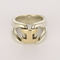 Bague 49 HERMES - History - Bague en argent et or jaune 58 Facettes DV35663-1
