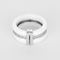 Bague 51 GUY LAROCHE - Bague en céramique blanche, or blanc et diamant 58 Facettes DV31416-4