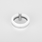 Bague 51 GUY LAROCHE - Bague en céramique blanche, or blanc et diamant 58 Facettes DV31416-4
