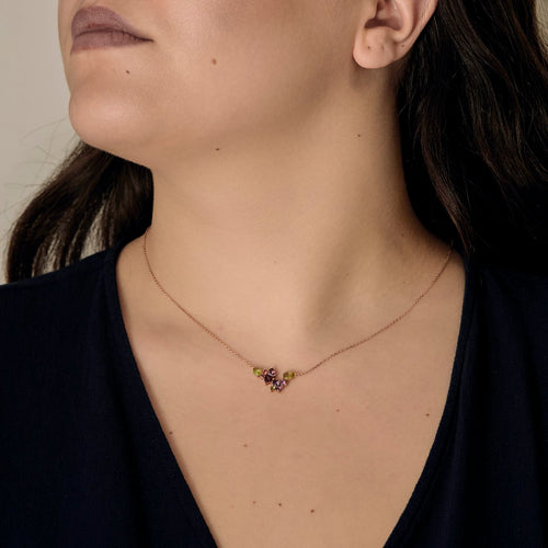 Collier Isabelle Langlois - Collier en Or rose 18k (750 millièmes) 58 Facettes DV35803-1