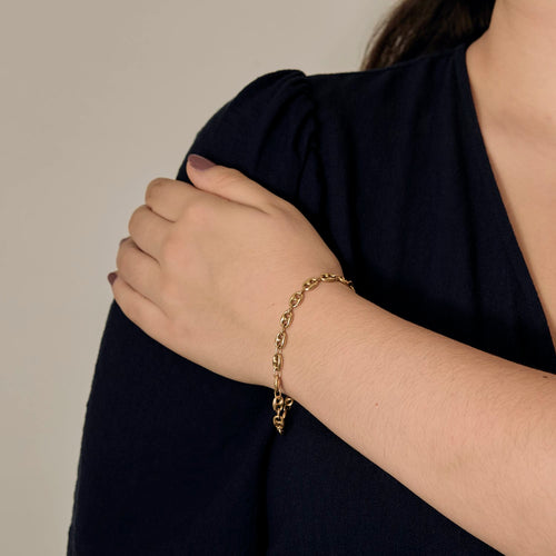 Bracelet Bracelet en Or jaune 18k (750 millièmes) 58 Facettes DV0988-23