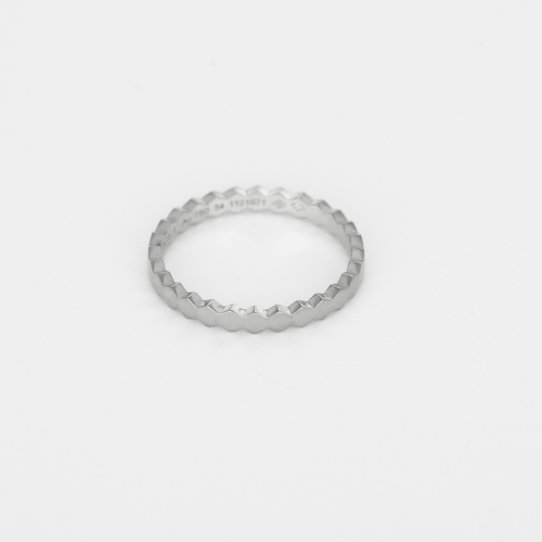 Bague 54 CHAUMET - Bee my love - Alliance en or blanc 58 Facettes DV35369-1