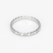 Bague 55 CHAUMET -Bee my Love - Alliance semi-pavée, or gris et diamants 58 Facettes DV35369-3