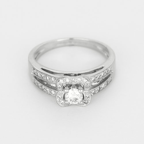 Bague 49 MAUBOUSSIN Bague Chance of love  en Or blanc 18k Diamant 58 Facettes DV35525-1