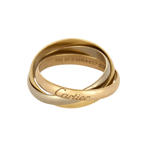 Bague 50 Cartier Bague Trinity en Or jaune 18k 58 Facettes DV35446-1