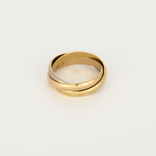 Bague 50 Cartier Bague Trinity en Or jaune 18k 58 Facettes DV35446-1