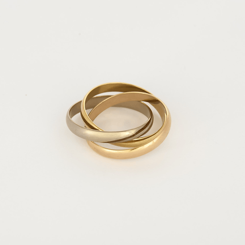 Bague 50 Cartier Bague Trinity en Or jaune 18k 58 Facettes DV35446-1