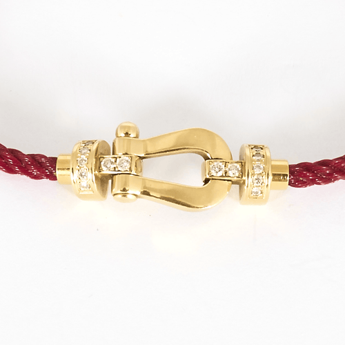 Bracelet Bracelet en Or jaune 18k (750 millièmes) et Diamant 58 Facettes DV35798-1