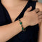 Bracelet CARTIER - Patiala - Bracelet or jaune, diamants, hématite et chrysoprase 58 Facettes DV35772-2