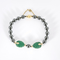 Bracelet CARTIER - Patiala - Bracelet or jaune, diamants, hématite et chrysoprase 58 Facettes DV35772-2