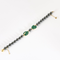 Bracelet CARTIER - Patiala - Bracelet or jaune, diamants, hématite et chrysoprase 58 Facettes DV35772-2