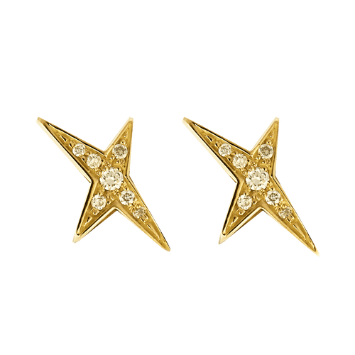 Boucles d'oreilles MAUBOUSSIN - French Valentine - Boucles d'oreilles en or jaune et diamant 58 Facettes DV35582-1