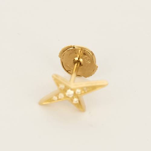 Boucles d'oreilles MAUBOUSSIN - French Valentine - Boucles d'oreilles en or jaune et diamant 58 Facettes DV35582-1