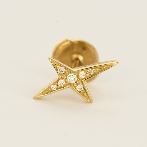 Boucles d'oreilles MAUBOUSSIN - French Valentine - Boucles d'oreilles en or jaune et diamant 58 Facettes DV35582-1