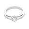 Bague 52 Bague en Or blanc 18k (750 millièmes) et Diamant 58 Facettes DV35983-1