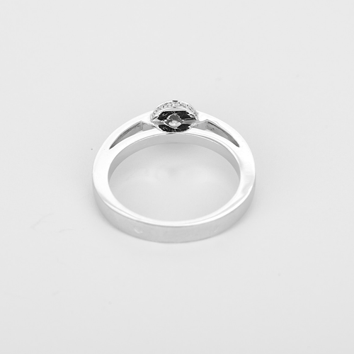 Bague 52 Bague en Or blanc 18k (750 millièmes) et Diamant 58 Facettes DV35983-1