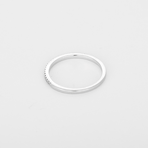 Bague 54 Fine Alliance en or blanc 18K (750 millièmes) et Diamant 58 Facettes DV35983-2