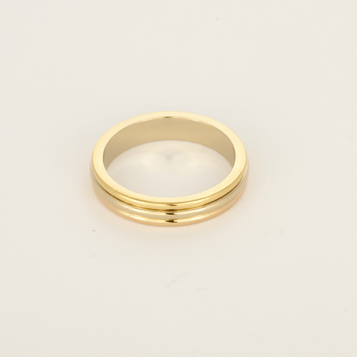 Bague 53 Bague en Or jaune 18k (750 millièmes), Or blanc 18k (750 millièmes) et Or rose 18k (750 millièmes) 58 Facettes DV10000-3