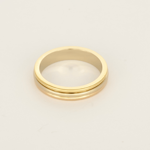 Bague 53 Bague en Or jaune 18k (750 millièmes), Or blanc 18k (750 millièmes) et Or rose 18k (750 millièmes) 58 Facettes DV10000-3