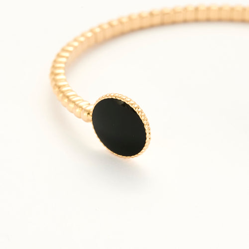 Bracelet Dior Bracelet DIOR - Bracelet Rose des vents en or jaune, onyx et diamants 58 Facettes DV22629-1