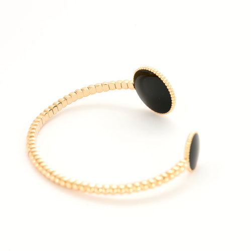 Bracelet Dior Bracelet DIOR - Bracelet Rose des vents en or jaune, onyx et diamants 58 Facettes DV22629-1