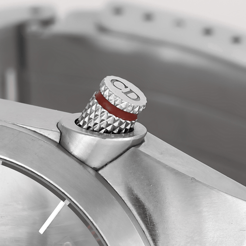 Montre DIOR - Chiffre rouge - Montre en acier automatique 58 Facettes DV0604-3