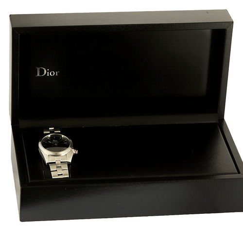 Montre DIOR - Chiffre rouge - Montre en acier automatique 58 Facettes DV0604-3