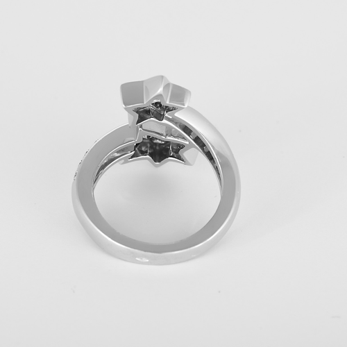 Bague 50 Chanel - Comète - Bague Toi et Moi en or blanc et diamants : 0,60 carat environ 58 Facettes DV20622-8