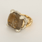 Bague 51 Pomellato - Tango - Bague en or jaune, diamants et quartz fumé 58 Facettes DV36094-1