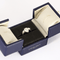 Bague 49 CHAUMET - Rare Bague en or blanc 18K (750 millièmes) composée d'un jonc centré d’un diamant de forme poire pesant 2,02 carats 58 Facettes DV35270-2