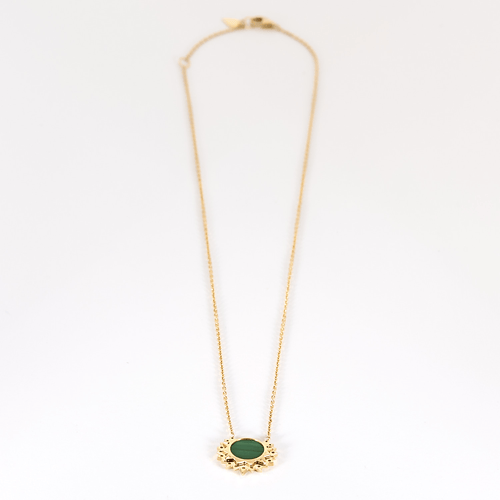 Collier Sunlight Piaget - Collier en or rose, malachite et diamants 58 Facettes DV33159-19