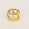 Bague 49 CARTIER - Double C -  Bague en or jaune et diamants 58 Facettes DV35375-1