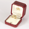 Bague 49 CARTIER - Double C -  Bague en or jaune et diamants 58 Facettes DV35375-1