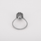 Bague 58.5 Bague marguerite en or blanc, rubis : 0,60 carat et diamants : 0,15 carat 58 Facettes DV25961-12