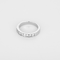 Bague 50 Demie Alliance en or gris et diamants 58 Facettes DV36028-2