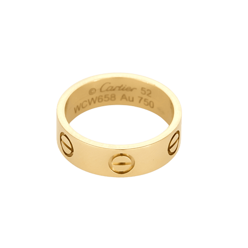 Bague 52 CARTIER - Love - Classique - Alliance en or jaune. 58 Facettes DV35776-1