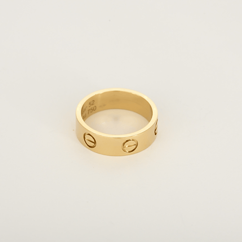Bague 52 CARTIER - Love - Classique - Alliance en or jaune. 58 Facettes DV35776-1