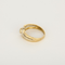 Bague 53 Bague en en or jaune et or gris, diamant 0.20 carat 58 Facettes DV19118-4